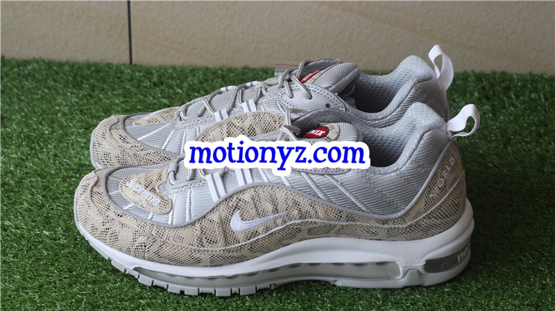 Nike Air Max 98 Supreme Snakeskin Pattern Yellow